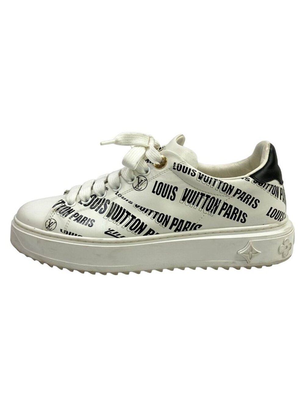 Louis Vuitton Sneakers White Black Leather